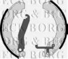 BORG & BECK BBS6023 Brake Shoe Set